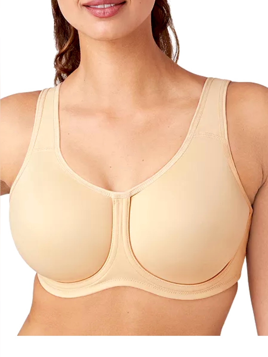 Wacoal 38g Simone Underwire Cream Sports Bra! New!